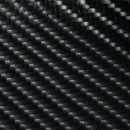 Close-up of the Carbon fibre surface texture