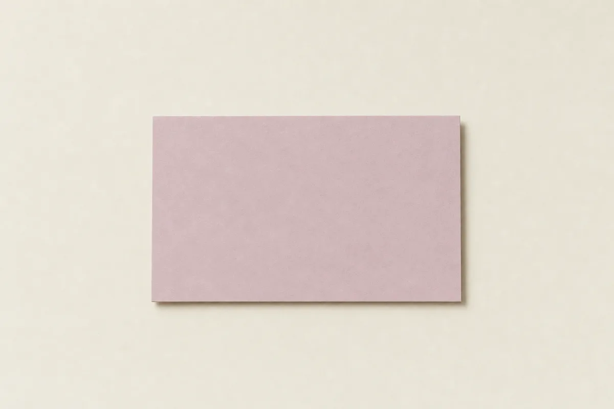 Blank Colorplan Extracted 270gsm business card, flat