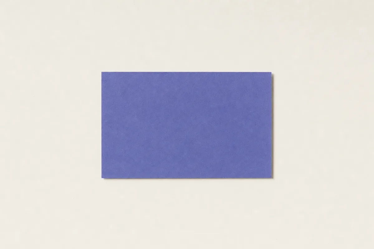 Blank Fedrigoni Sirio Color business card, flat