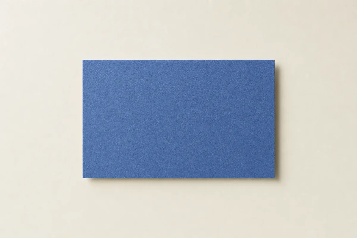 Blank Gmund Colors Matt 300 and 350gsm business card, flat