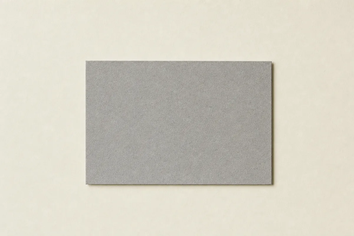 Blank Grey board business card, flat