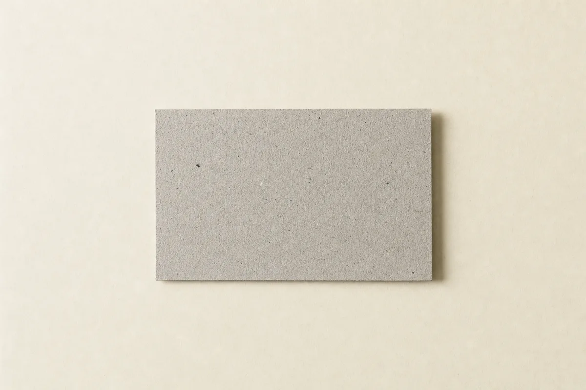 Blank Greyboard business card, flat