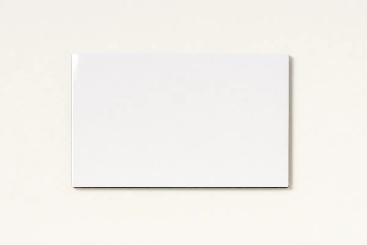 Blank Magnetic business cards business card, flat