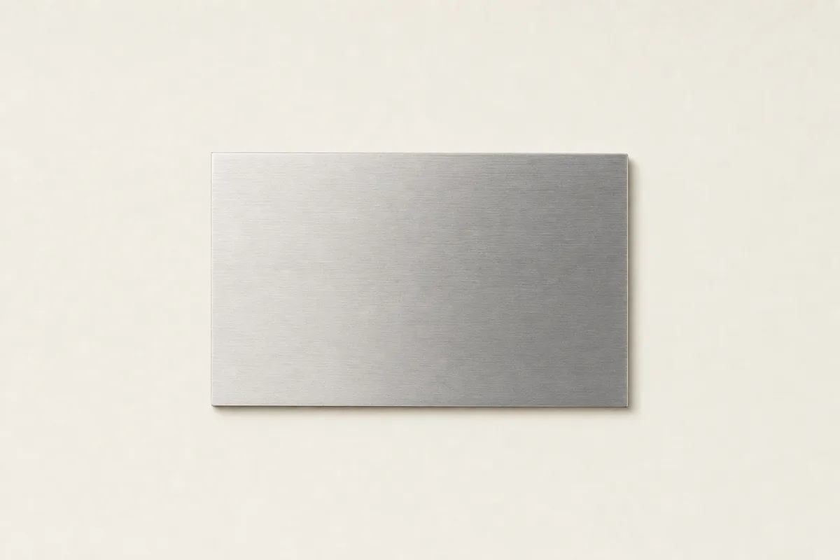 Blank Stainless steel metal cards business card, flat