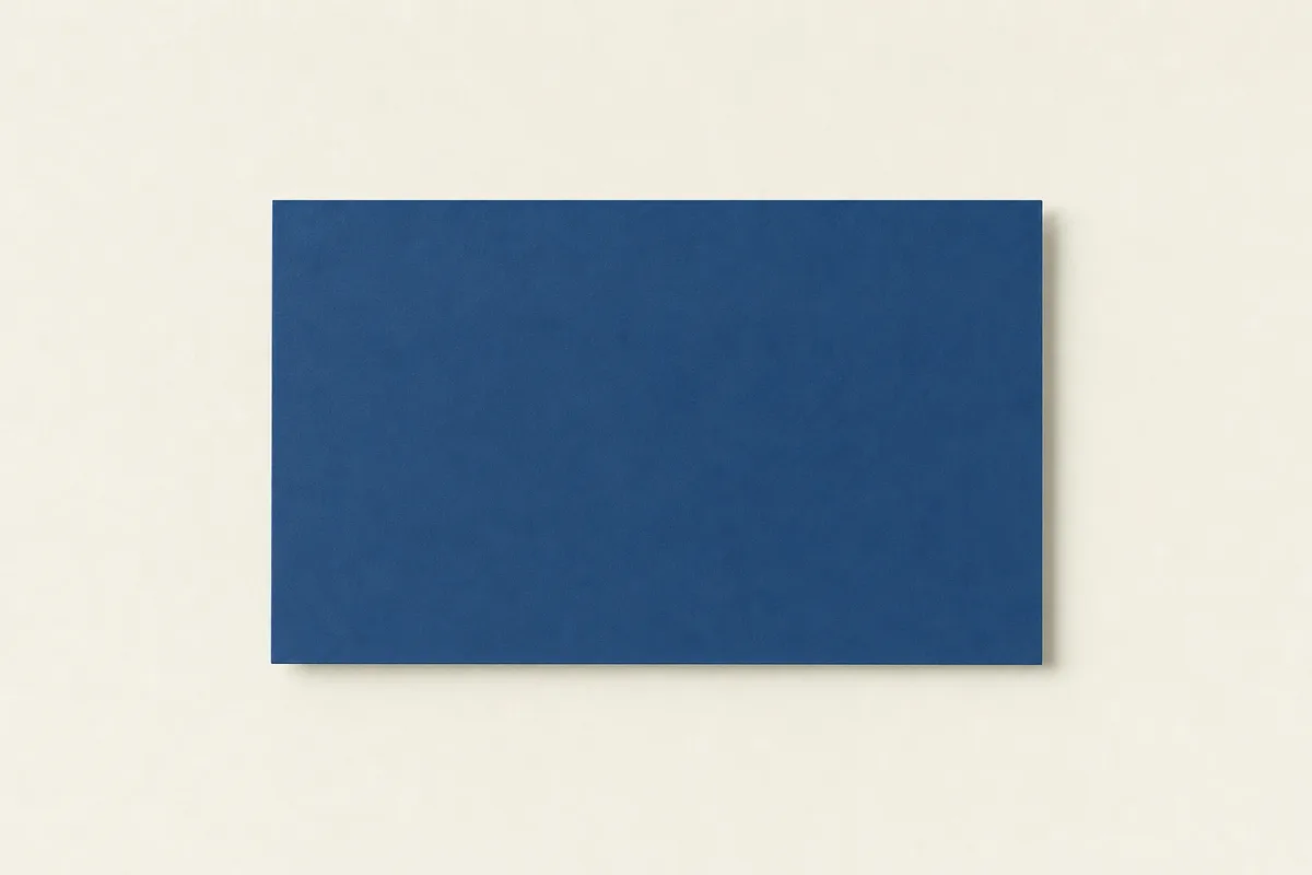 Blank Mill soft-touch papers business card, flat