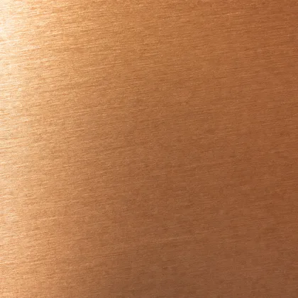 Close-up of the Solid copper surface texture