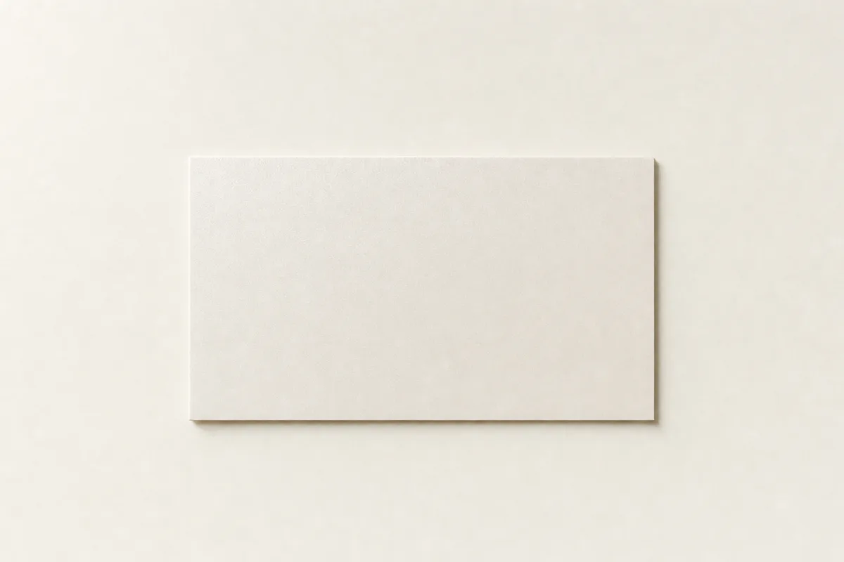 Blank Stardream pearlescent business card, flat