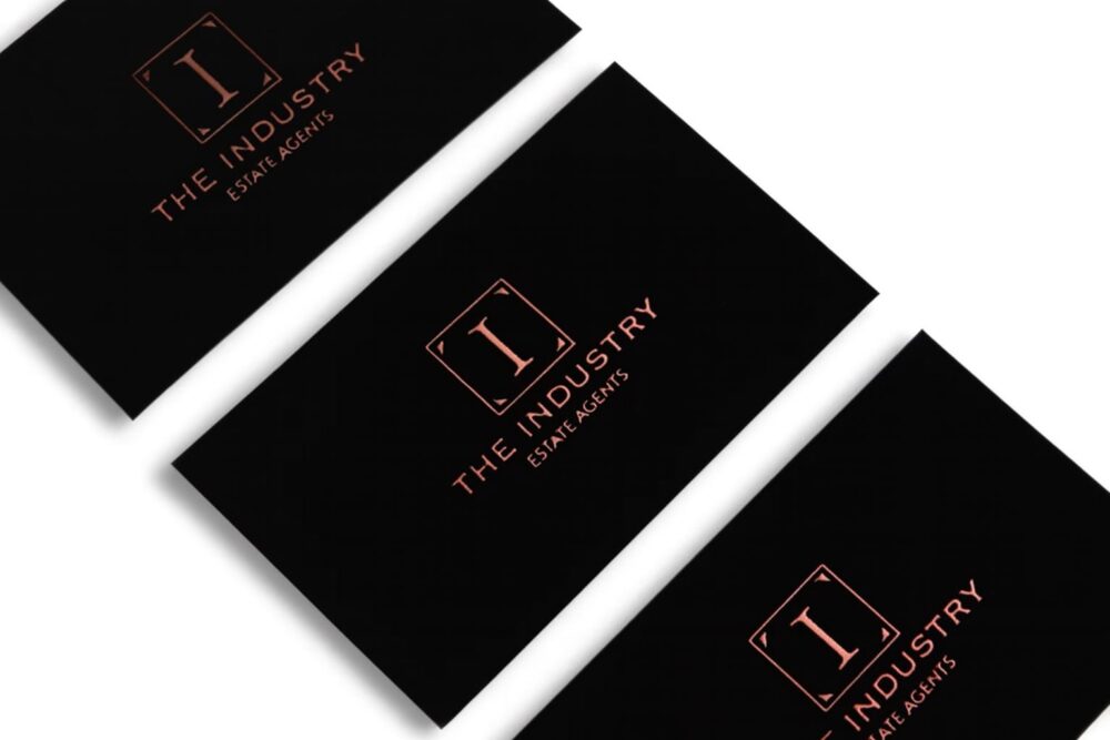 Rose Gold Foil Business Cards - Image 5