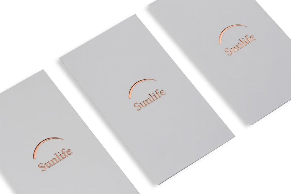 Rose Gold Foil Business Cards - Image 4
