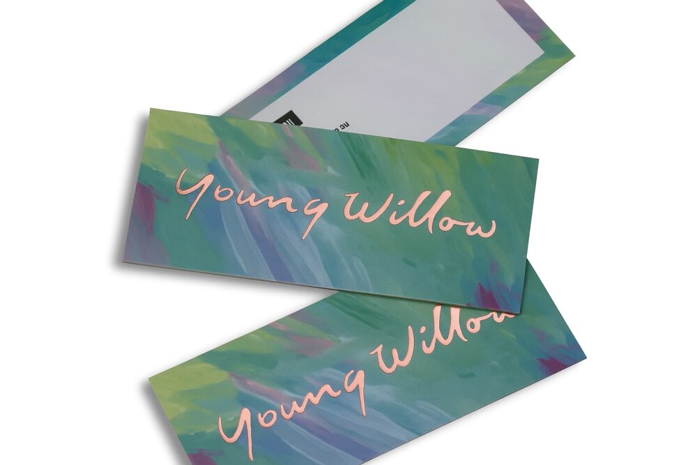 Alternative view of Rose Gold Foil Business Cards
