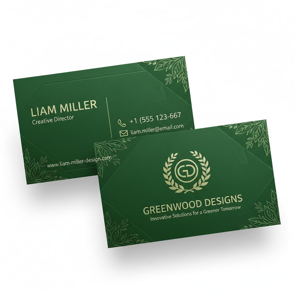 green scodix business card