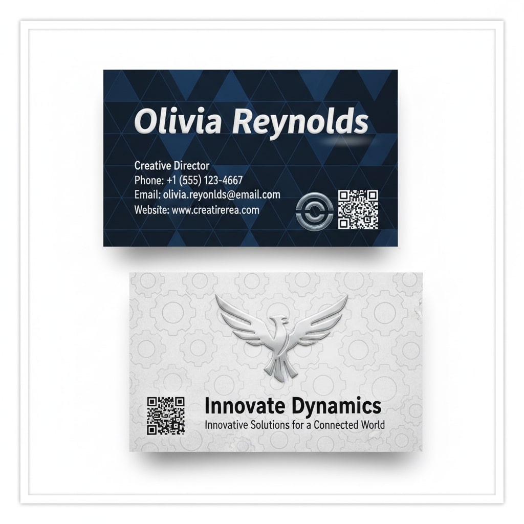 scodix qr code business card