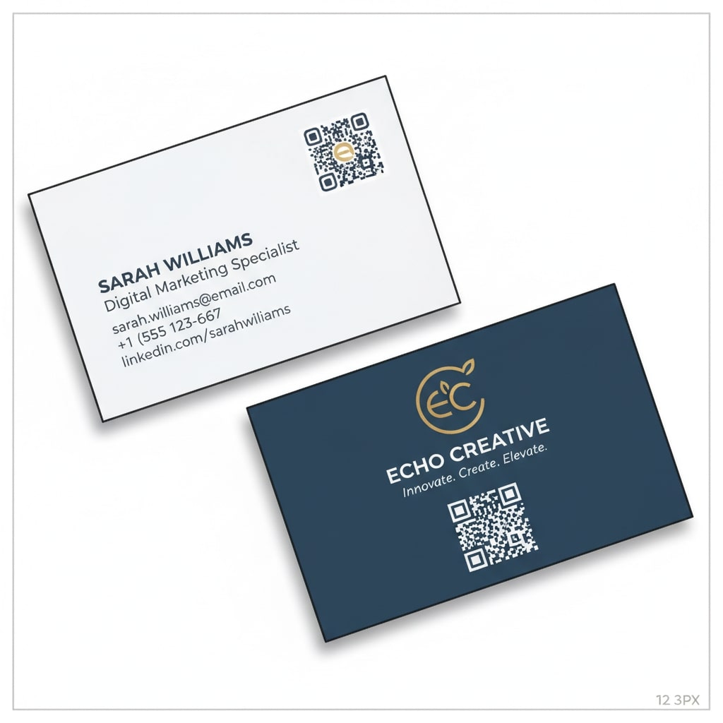 velvet qr code business card