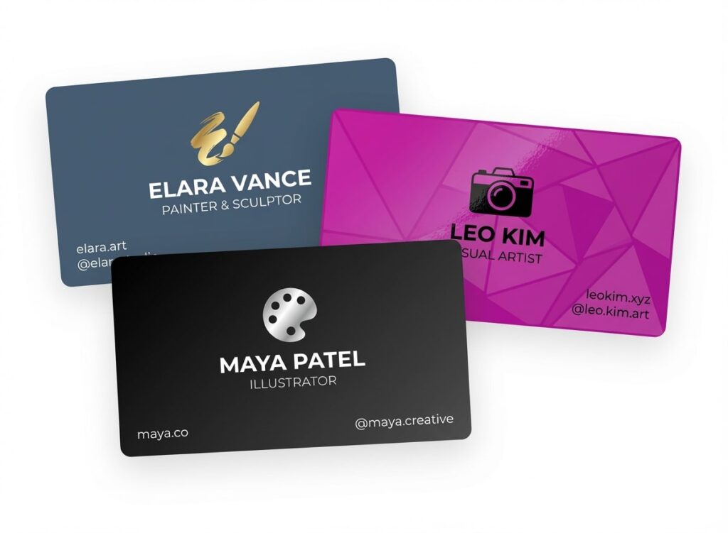 Artist business cards