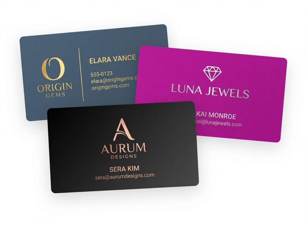 Jewellers business cards