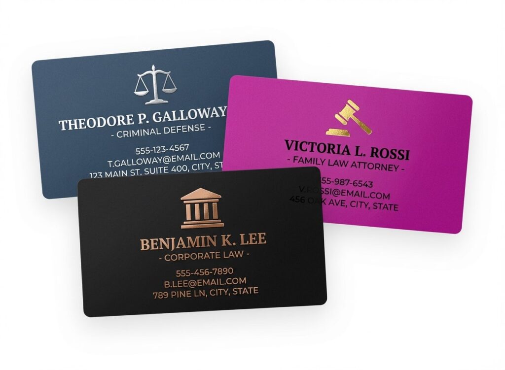 Lawyer business cards