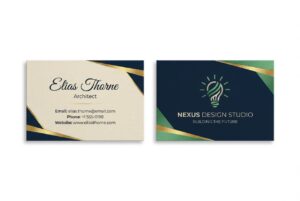 premium business cards finishing