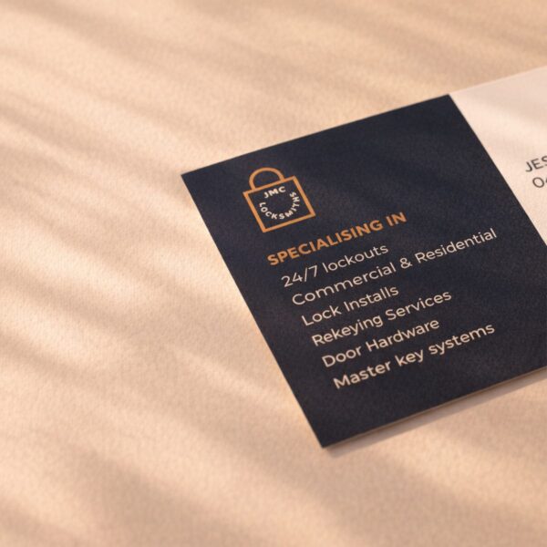 Economy Business Cards - JMC Locksmiths services