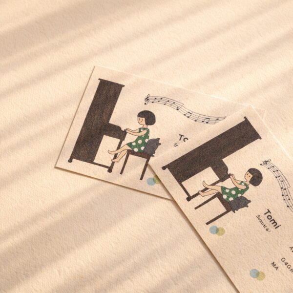 Recycled Business Cards - Tomi piano teacher