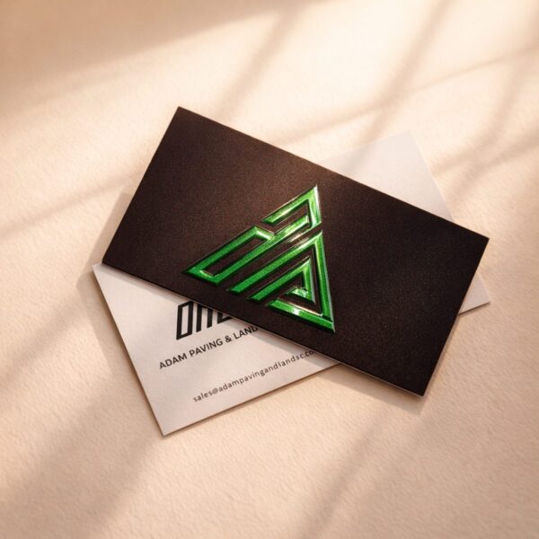Scodix Business Cards - Adam Paving with raised texture