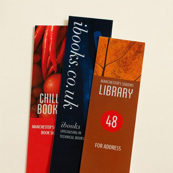 Custom printed bookmarks