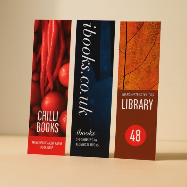 Custom printed bookmarks