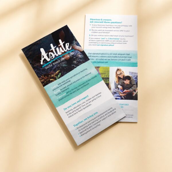 DL Flyer printed sample