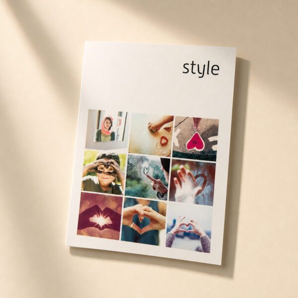 Printed postcard - photo collage