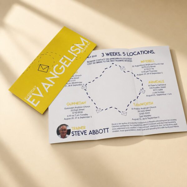 Tri fold brochure - event program