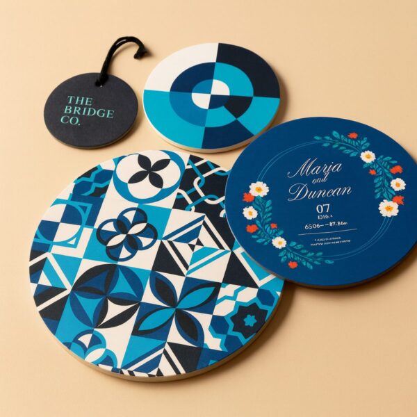 Die-Cut Circle Cards