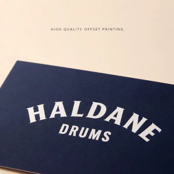 Economy Business Cards - Offset Print Detail
