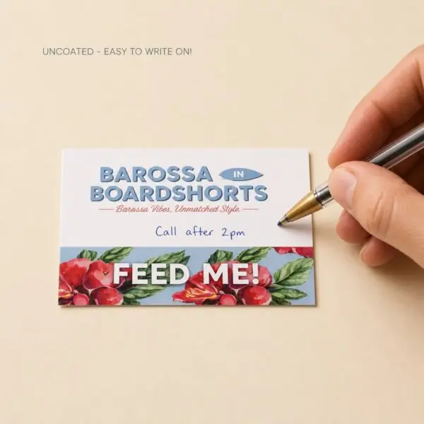 Economy Business Cards - Uncoated Easy To Write On