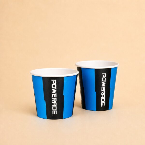 Custom printed single wall coffee cups 6oz