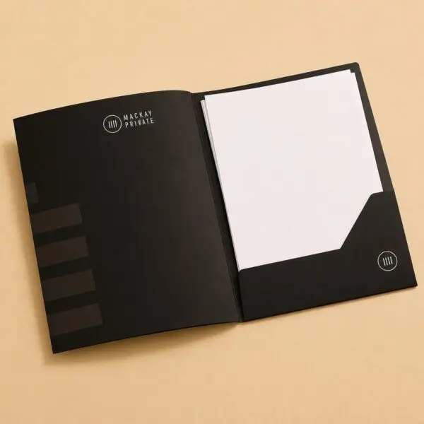 A4 Presentation Folders Matte Silk - A4 Documents in Pocket